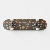 Skateboard Motif ethnique de chasse (Horz)
