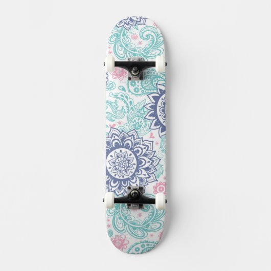 Skateboard Motif ethnique de Paisley (Recto)