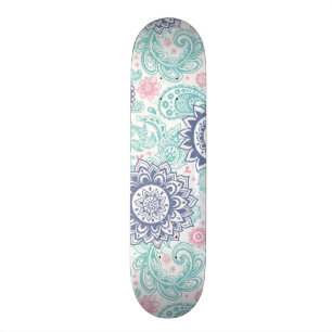 Skateboard Motif ethnique de Paisley