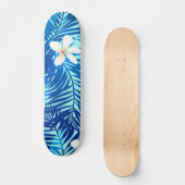 Skateboard motif feuille (Recto)