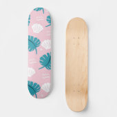 Skateboard motif feuille (Recto)