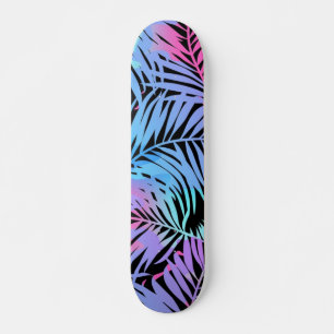 Skateboard motif feuille