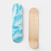 Skateboard motif feuille (Recto)