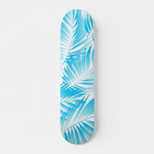 Skateboard motif feuille