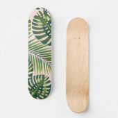 Skateboard motif feuille (Recto)