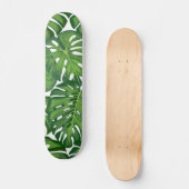 Skateboard motif feuille (Recto)