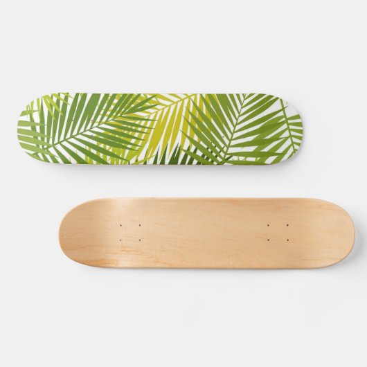 Skateboard motif feuille (Horz)