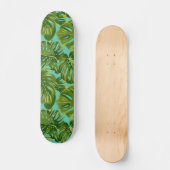 Skateboard motif feuille (Recto)