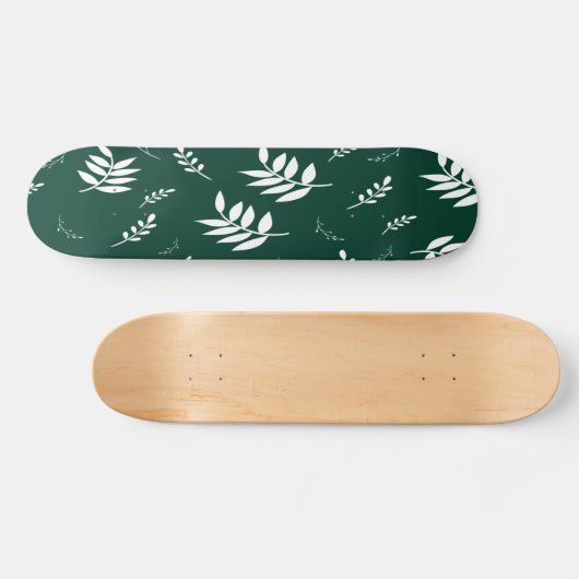Skateboard motif feuille (Horz)