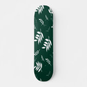 Skateboard motif feuille (Devant)
