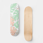 Skateboard motif feuille (Recto)
