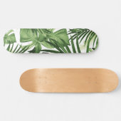 Skateboard Motif Feuille de la Jungle tropicale #12 (Horz)