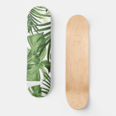 Skateboard Motif Feuille de la Jungle tropicale #12 (Recto)