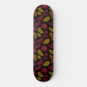 Skateboard Motif Feuille tropical 21 (Recto)