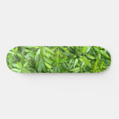 Skateboard Motif Feuille verdoyant - Nature Botanique (Horz)