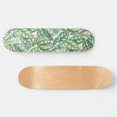 Skateboard Motif Feuille vert tropical (Horz)