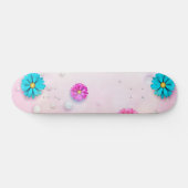 Skateboard Motif Fleurs 7 (Horz)