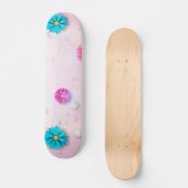 Skateboard Motif Fleurs 7 (Recto)