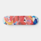 Skateboard Motif floral (Horz)