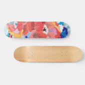 Skateboard Motif floral (Horz)
