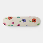 Skateboard Motif floral (Horz)
