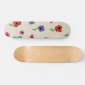 Skateboard Motif floral (Horz)