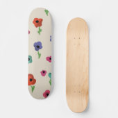 Skateboard Motif floral (Recto)