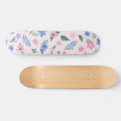 Skateboard Motif floral (Horz)