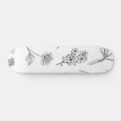 Skateboard Motif floral (Horz)