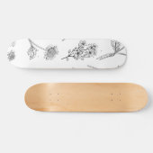 Skateboard Motif floral (Horz)