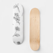 Skateboard Motif floral (Recto)