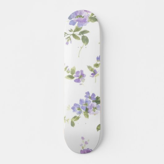 Skateboard Motif floral (Devant)