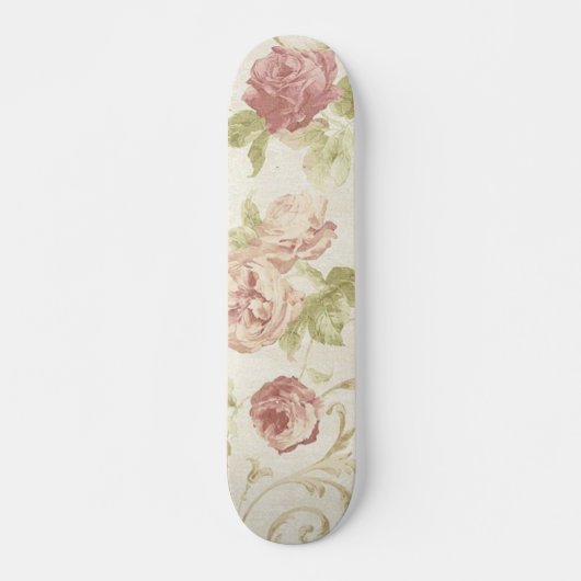 Skateboard Motif floral (Devant)