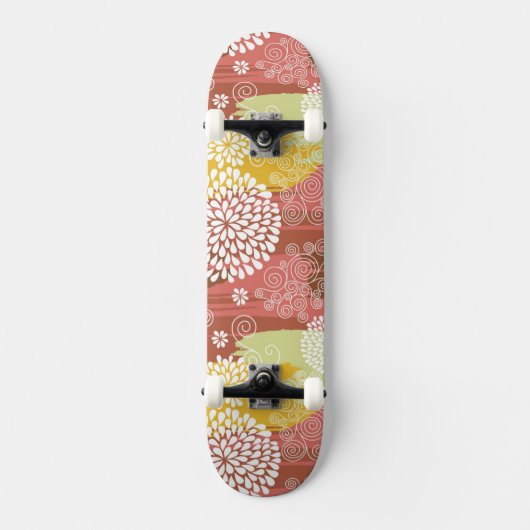 Skateboard Motif floral 2 (Recto)