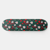 Skateboard Motif floral coloré (Horz)