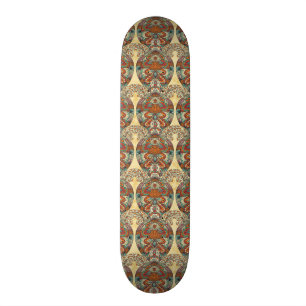 Skateboard Motif floral de tortue