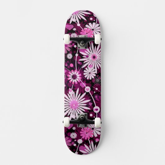 Skateboard Motif floral de Valentine (Recto)