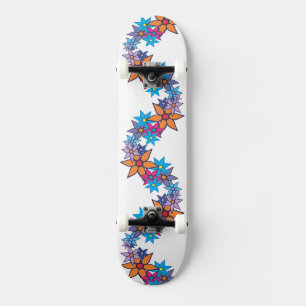 Skateboard Motif floral tendance #2