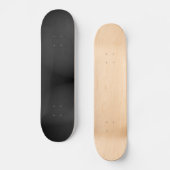 Skateboard Motif FONCTIONNÉ EN CARBONE NOIR (Recto)