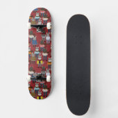 Skateboard Motif frais de chat de hippie (Recto)