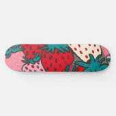 Skateboard Motif Fraise (Horz)