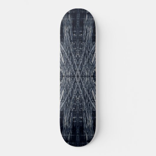 Skateboard motif futuriste Abstrait (Recto)