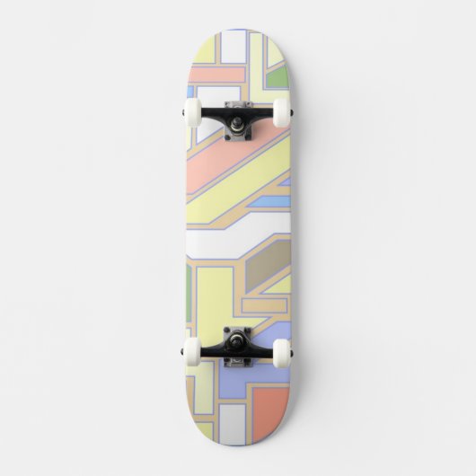 Skateboard Motif géométrique 3 (Recto)