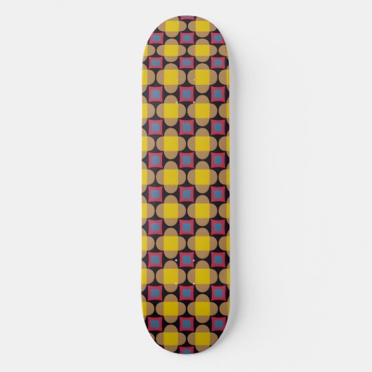 Skateboard Motif géométrique abstrait (Recto)