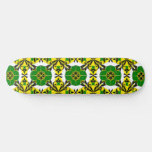 Skateboard Motif géométrique abstrait (Horz)