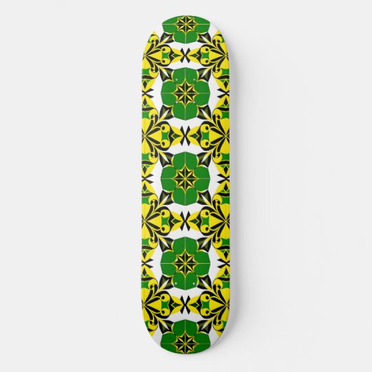 Skateboard Motif géométrique abstrait (Recto)