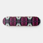 Skateboard Motif géométrique Abstrait Bold Hot Pink (Horz)