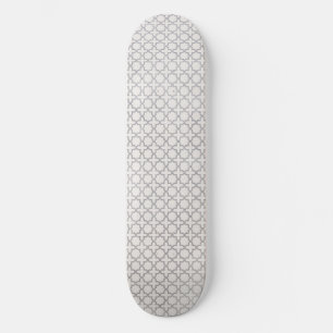 Skateboard Motif géométrique beige islamique
