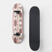 Skateboard Motif géométrique dans le style aztèque 2 (Recto)