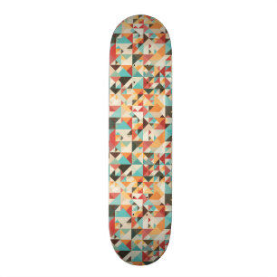 Skateboard Motif géométrique d'Earthtone